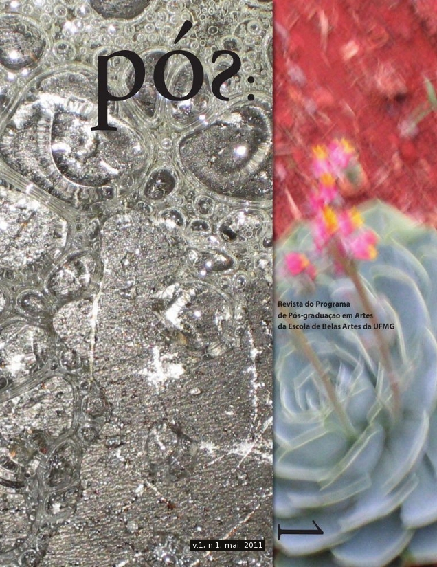 Capa - Volume 1, número 1. Maio de 2011