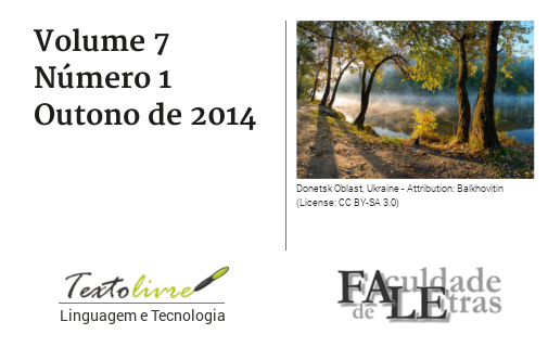 Visualizar v. 7 n. 1 (2014): Texto Livre: Linguagem e Tecnologia
